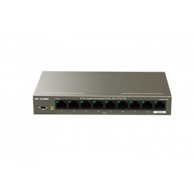 Switch IP-COM G1109P-8-102W, 9 Port, 10/100 Mbps - hikvision-romani...