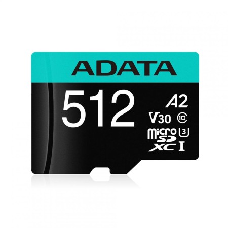Card de Memorie MicroSDXC Adata 512GB, Adaptor SD, Class 10 - hikvi...
