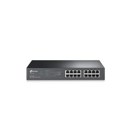 Switch TP-Link TL-SG1016PE, 16 port, 10/100/1000 Mbps - hikvision-r...