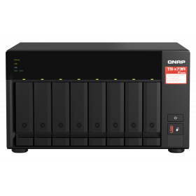 NAS QNAP 873A 8-Bay, CPU AMD Ryzen V1000 series V1500B 4C/8T 2.2GHz...