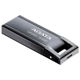 Memorie USB Flash Drive Adata UR340, 64GB, USB 3.2, black metalic -...