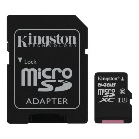 Card de Memorie MicroSDXC Kingston Select Plus, 64GB, Adaptor SD, C...