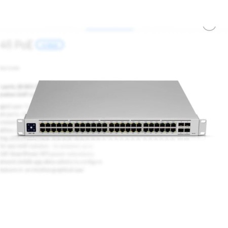 Switch Ubiquiti UniFi USW-48-POE, 48 port, 10/100/1000 Mbps - hikvi...