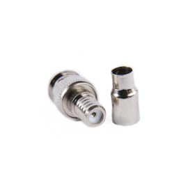 Conector BNC TATA prin compresie LN-CT04C, pachet 10 bucati - hikvi...