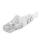 Patchcord UTP RJ45-RJ45 Cat.5e 1m alb, UTP-5E-1-W, pachcord din cup...
