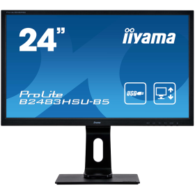 IIYAMA Monitor 24" VA-panel, 1920x1080, 4ms, 15cm Height Adj. Stand...
