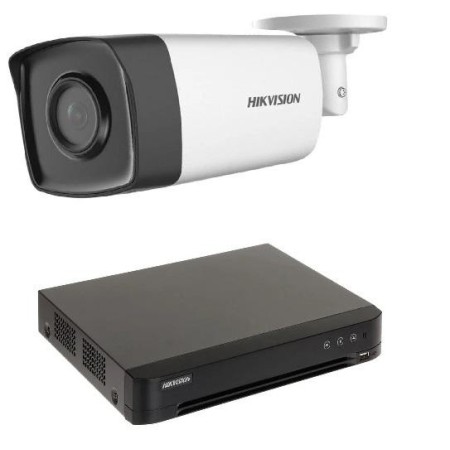 Kit supraveghere video 2MP Hikvision. Kitul contine: 2 x camere DS-...