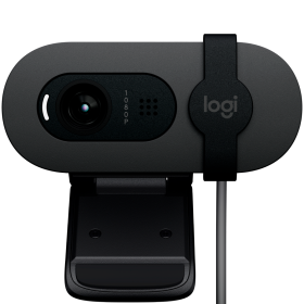 LOGITECH Brio 100 Full HD Webcam - GRAPHITE - USB - hikvision-roman...