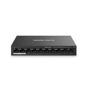 MERCUSYS DESKTOP SWITCH 10PORT MS110P POE, Interfata: 10× 10/100 Mb...