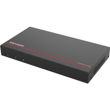 NVR Hikvision 8 canale PoE DS-E08NI-Q1/8P(SSD1T), 4-ch@1080p (25 fp...