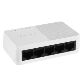 Switch 5 porturi Hikvision DS-3E0105D-E L2, Unmanaged, 5 × 10/100 M...