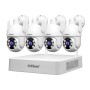 Sistem de supraveghere video 4 camere wireless 2MP 1080P SriHome NV...