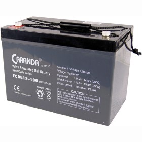 Acumulator Deep Cycle Gel Caranda 12V 100Ah - hikvision-romania.ro