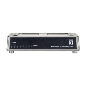LevelOne FSW-0808TX 8-Port Fast Ethernet Switch, 69 x 30 x 125 mm -...