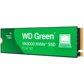 SSD WD Green SN3000 1TB M.2 2280 S3-M PCIe Gen4 x4 NVMe, Read/Write...