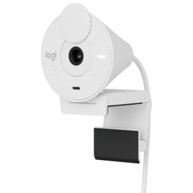 LOGITECH Brio 300 Full HD webcam - OFF-WHITE - USB - hikvision-roma...