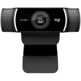 LOGITECH C922 Pro Stream Webcam - Tripod - BLACK - USB - hikvision-...