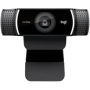 LOGITECH C922 Pro Stream Webcam - Tripod - BLACK - USB - hikvision-...