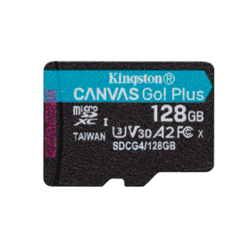 Card de Memorie MicroSDXC Kingston128GB Canvas GO PlusFara Adaptor ...