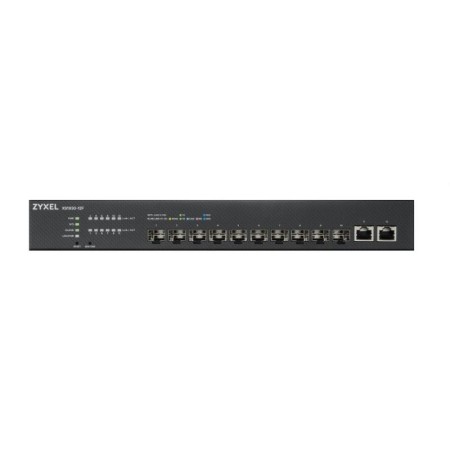 XS1930-12F, 10-port 10G Smart Managed Fiber Switch, 2 Multi-Gigabit...