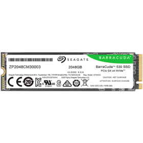 SSD SEAGATE BarraCuda 530 2.048TB M.2 2280-S2 PCIe Gen4 x4 NVMe 2.0...