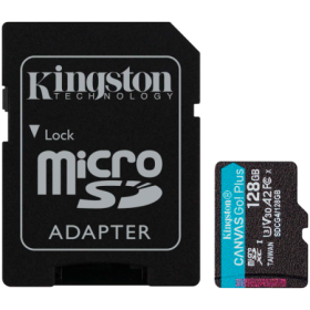 Card de Memorie MicroSDXC Kingston128GBCanvas GO PlusCu Adaptor - h...