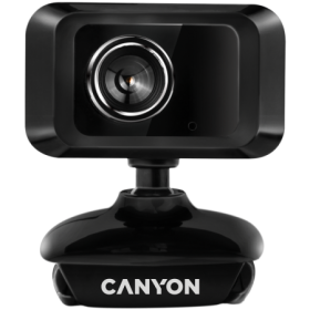 CANYON webcam C1 Black - hikvision-romania.ro