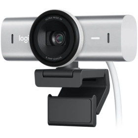 LOGITECH MX Brio 4K Ultra HD Webcam - PALE GREY - 2.4GHZ - EMEA28-9...