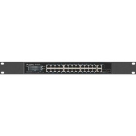Switch 24x 100 Mb PoE+ / 2x combo, rack 19", Gigabit Ethernet, 360W...