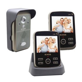 KivosVideointerfon wireless KIVOS KDB301 cu senzor de prezenta si 2 monitoare