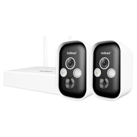 Sistem supraveghere wireless 2 camere 3MP SriHome SH033 - hikvision...