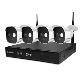 Sistem Supraveghere Wireless 4 Camere 2MP SriHome NVS002 - hikvisio...