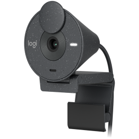 LOGITECH Brio 300 Full HD webcam - GRAPHITE - USB - hikvision-roman...