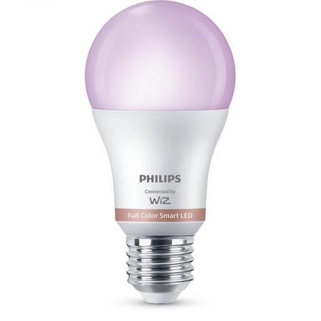 3 Becuri LED RGB inteligente Philips Bulb A60, Wi-Fi, E27, 8.8W (60...
