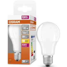 Bec LED Osram Classic A60, E27, 12-36V AC/DC, 6.5W (45W), 600 lm, l...