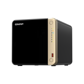 NAS QNAP 464 4-Bay, CPU Intel Celeron N5105/N5095 4-core/4-thread P...