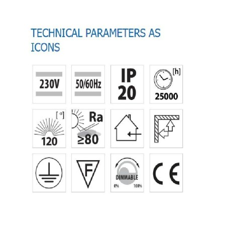 Plafoniera LED Vivalux ARIA, 75W, 3000-6400 lm, lumina alba(3000-64...