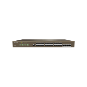 Switch IP-COM G3328F, 24 port, 10/100/1000 Mbps - hikvision-romania.ro